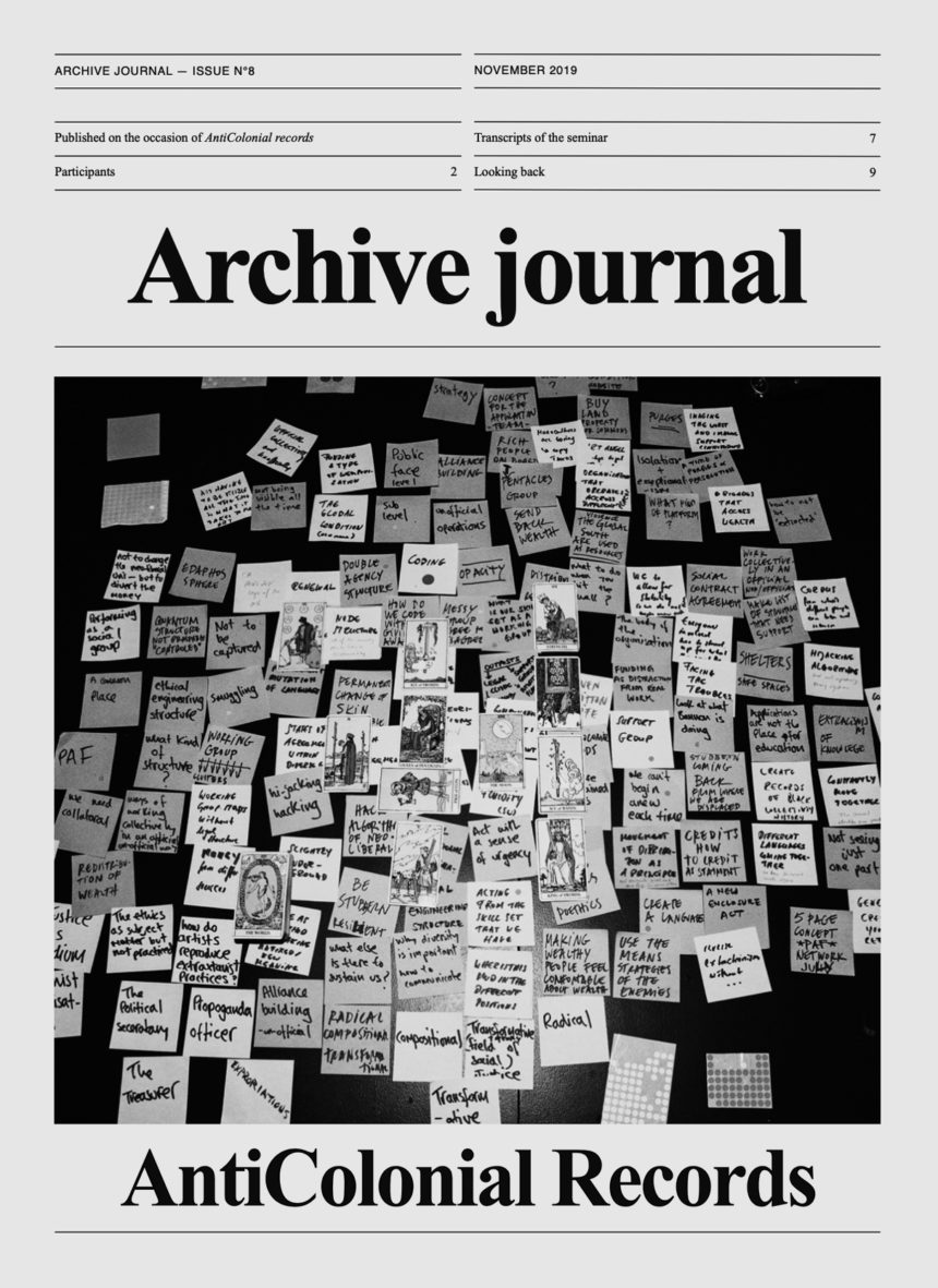 Archive Journal N°8